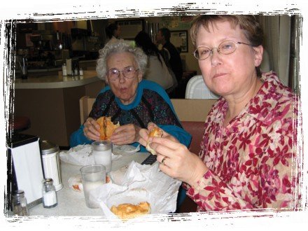 Happy Customers busy eating